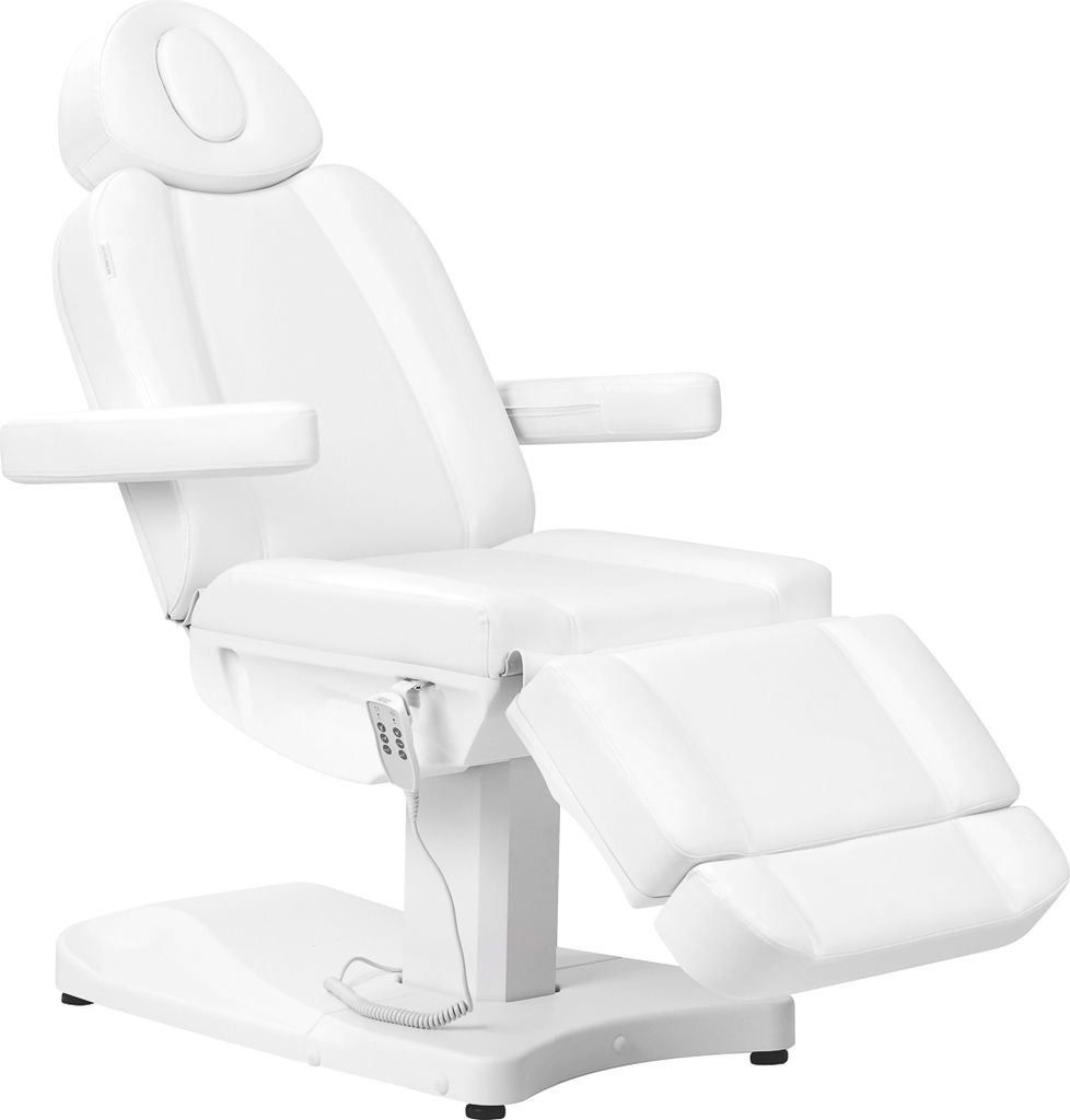 Elektrischer Kosmetikstuhl Azzurro 803Da 3 Motoren weiß
