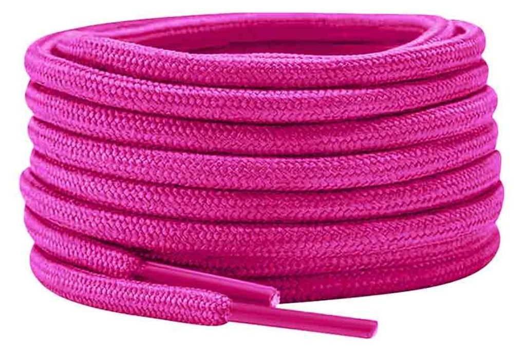 schnuersenkel rund pink