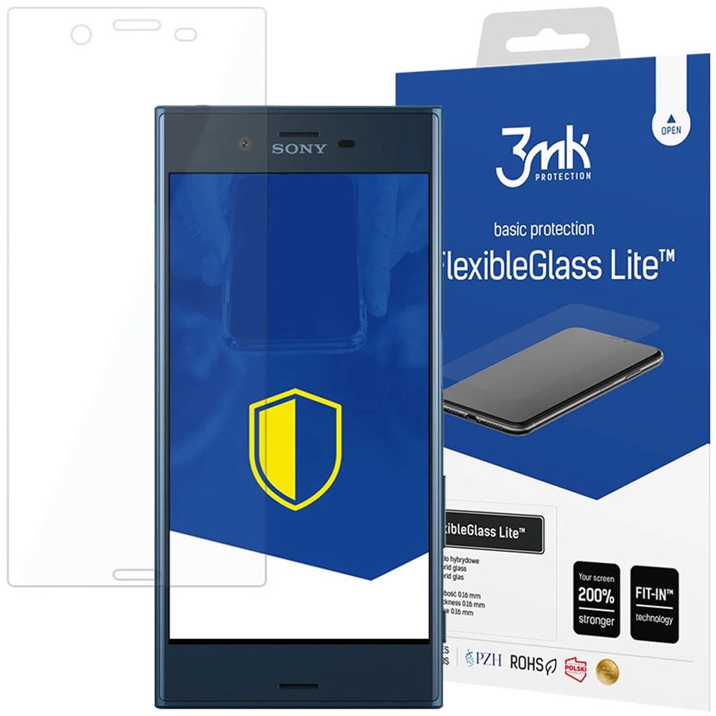 3mk Display Hybridglas FlexibleGlass Lite für Sony Xperia XZ 0,16mm 6H
