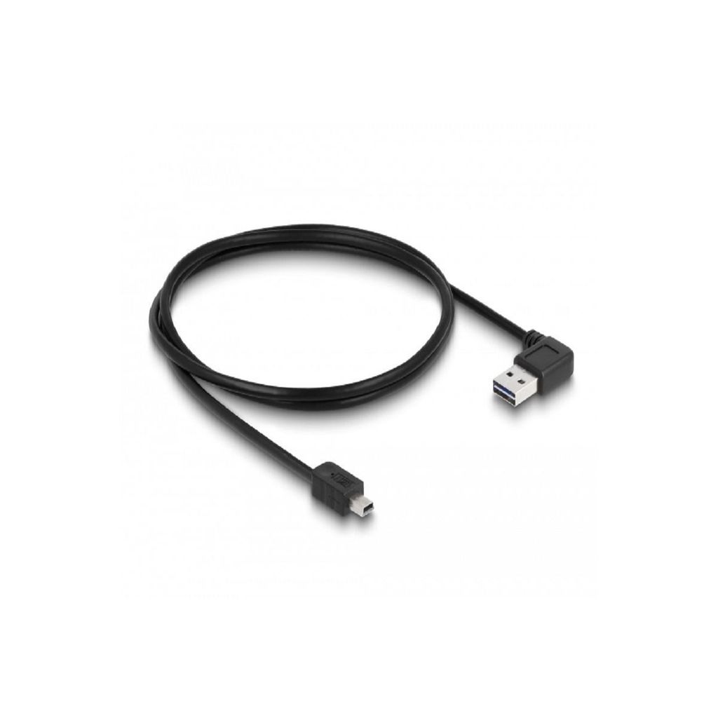 DELOCK USB Kabel A -> Mini-B St/St 1.00m 90° sw