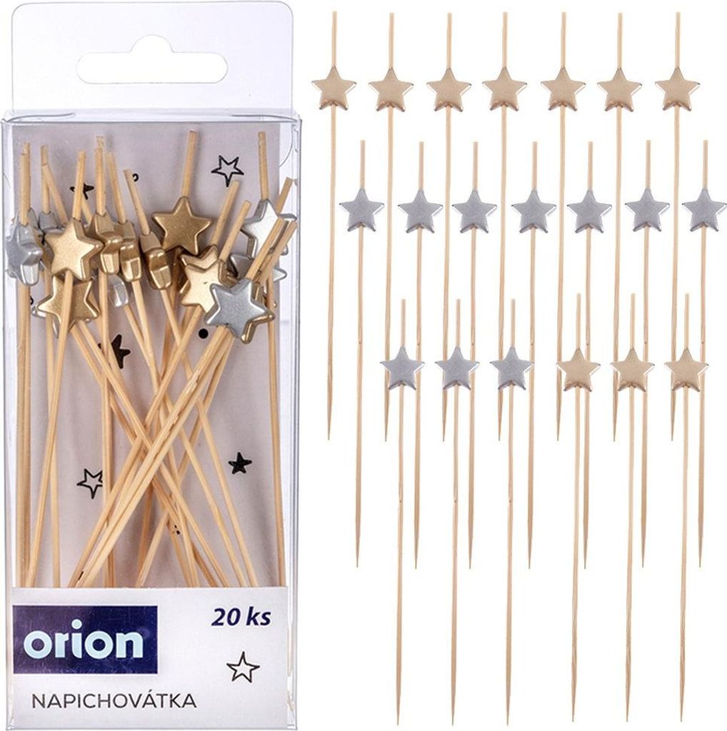 Orion | Spiedini da cocktail - In bambù - 20 pezzi - 12 cm Immagine del prodotto 