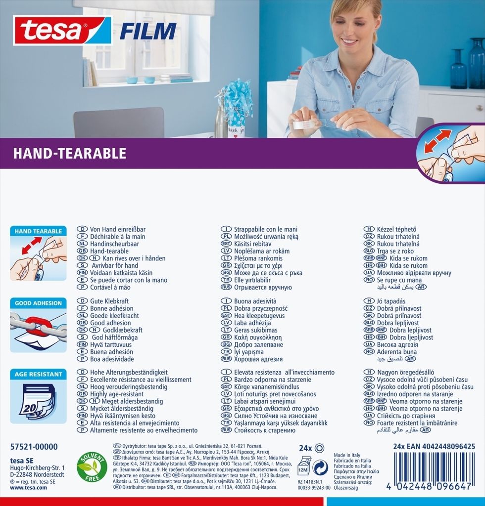 Dichtband Tesamoll Standard I-Profil 6mx9mmx4mm weiß Produktbild 