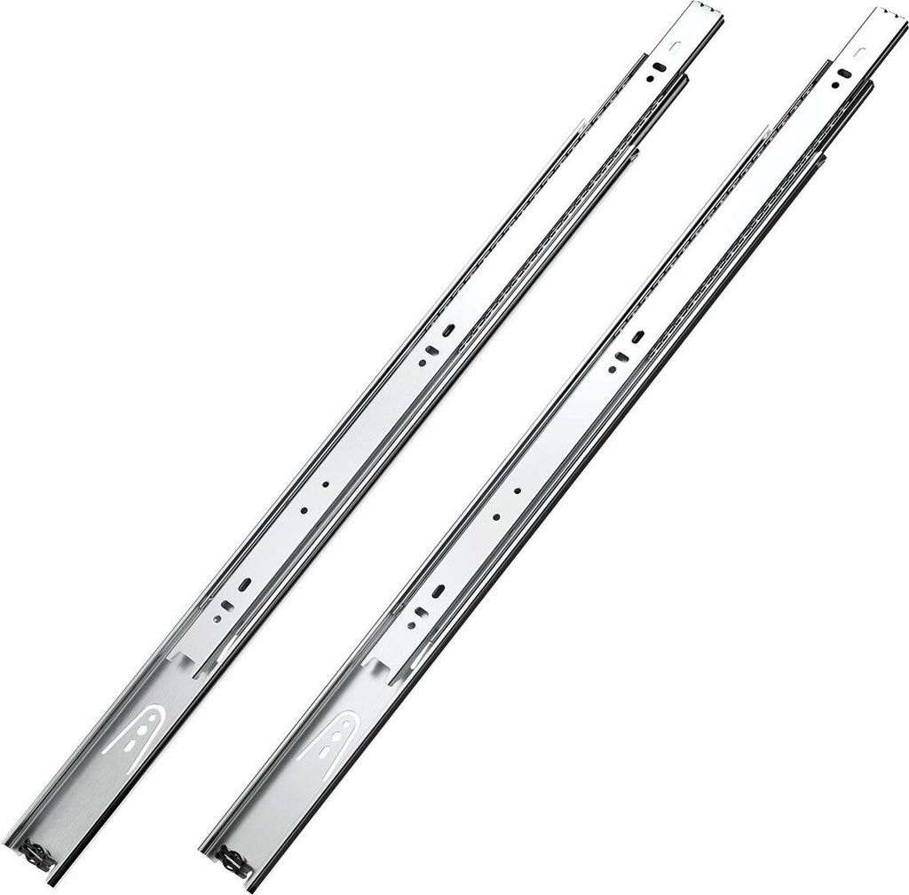 Drawer Cabinet Slides Side Mount 22 inch 10 Pairs 100 LB Load Replacement