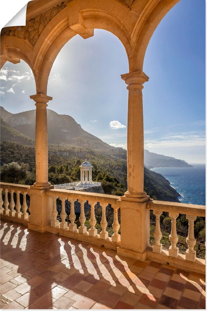 ARTland Poster Herrenhaus Son Marroig Küste, Mallorca Größe: 40x60 cm
