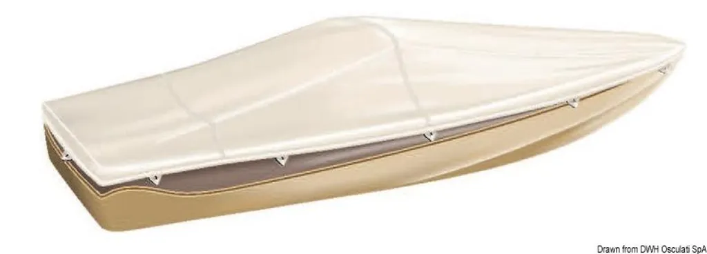 Housse de protection bateau 620/650 cm imperméable pour hivernage