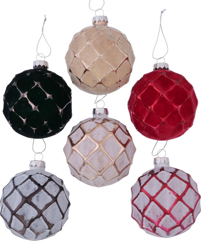 Boltze Gruppe Willard Weihnachtskugel mehrf. Sortiert 8cm (1 Stück)