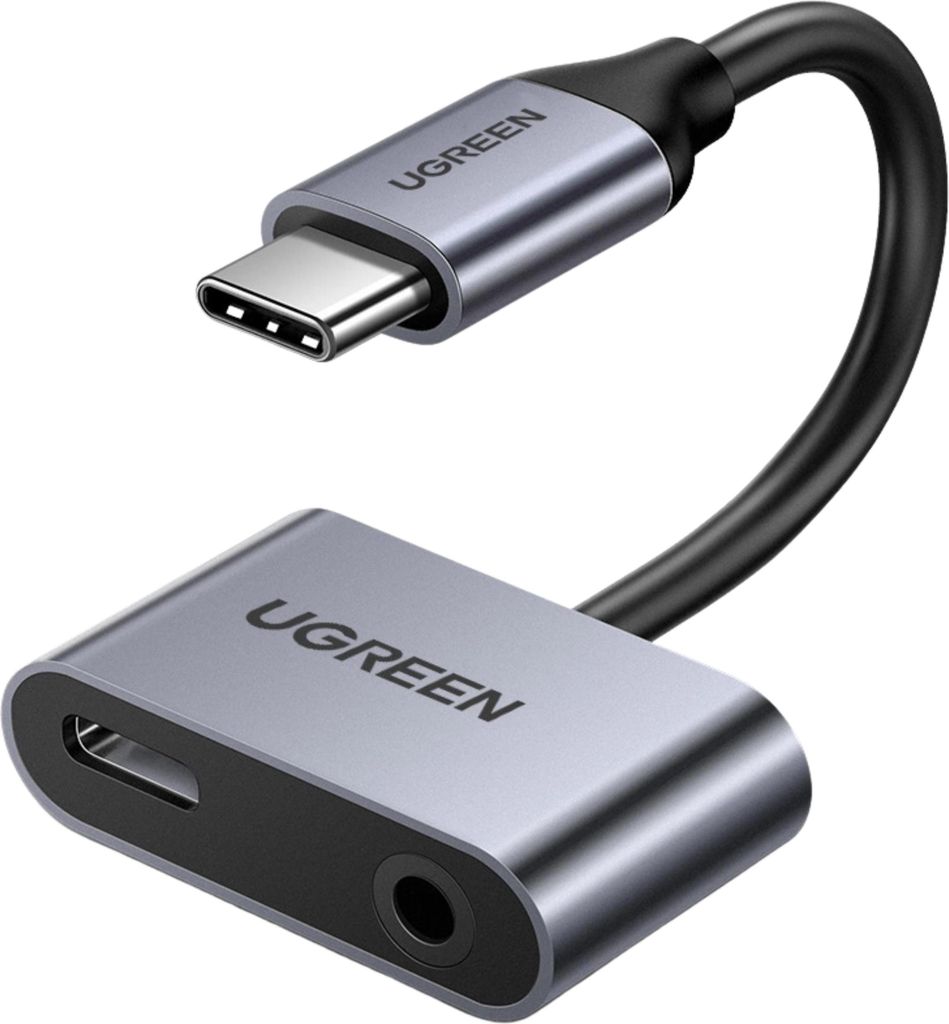 UGREEN 50596 2 Porty USB-C Hub + 3.5mm Audio Zdjęcie produktu 