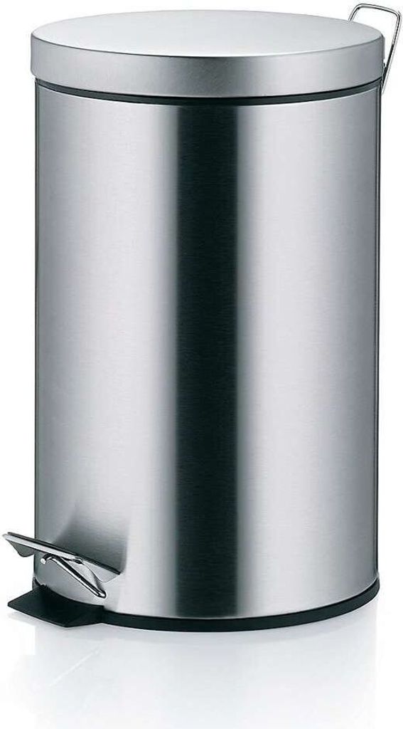 Kela Treteimer Silent Close Mala Edelstahl silber matt 39cmh 25cmØ 12L, 10927