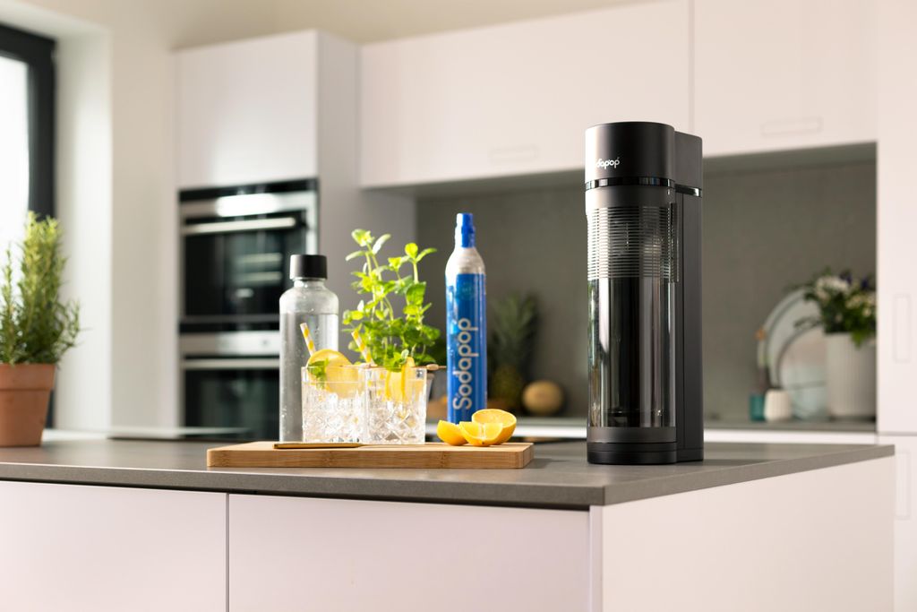 SODAPOP Wassersprudler Logan Starterset mit CO₂-Zylinder