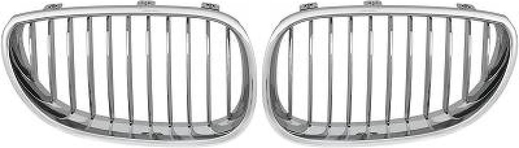 DIEDERICHS 1224240 Kühlergrill Frontgrill für BMW 5 Limousine (E60) Chrom