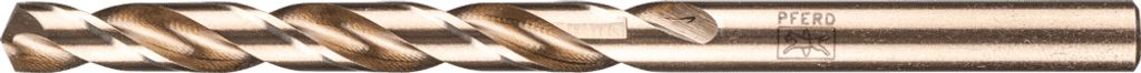 PFERD TOOLS Spiralbohrer INOX Ø 6,5 mm HSS-E Co5 N DIN 1897 135° extrakurze Ausführung für Roboter- und Maschineneinsatz für zähe und harte W...