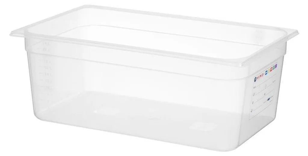 Bac de stockage alimentaire GN 1/1 Transparent 28L pour Cuisine