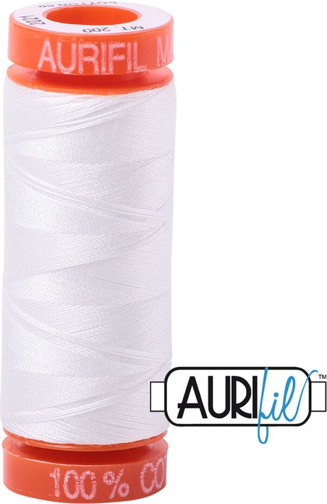 AURIfil Nähgarn MK50WT 1300m, 100% CO : 2021 Natural White Produktbild 