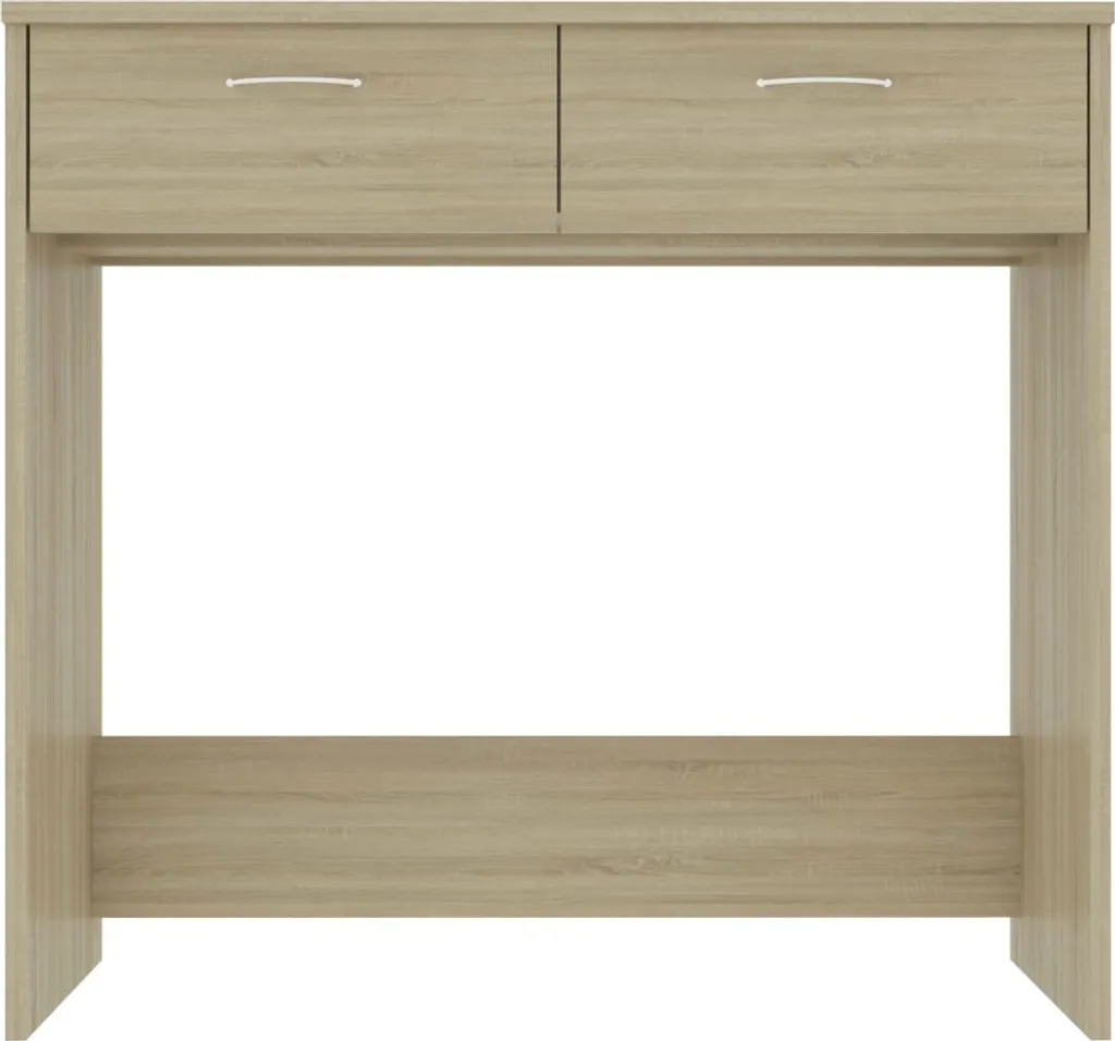Bureau étroit 40 cm pour petits espaces finition Chêne Sonoma robuste - 3