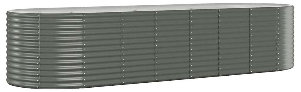 vidaXL Verhoogde plantenbak, verzinkt staal, 322x100x68 cm, Productafbeelding 