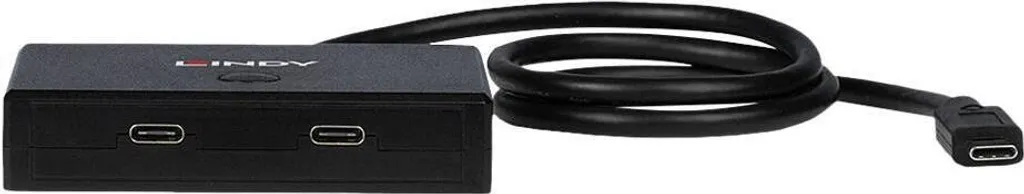 Lindy 43329 Switch USB 3.2 Gen 1 Type C bidirectionnel à 2 ports