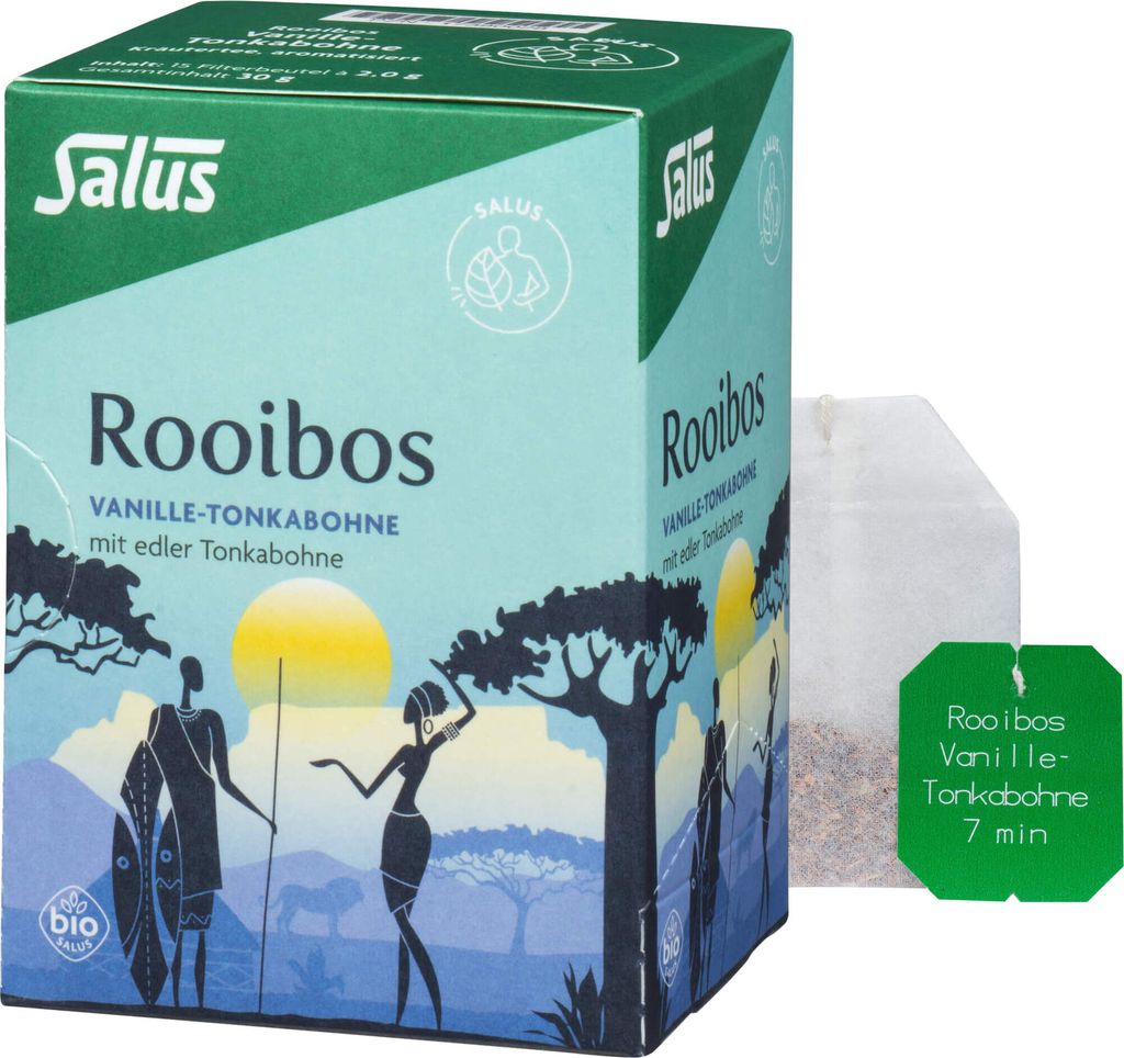 Salus Rooibos Vanille-Tonkabohne, Kräutertee, aromatisiert 15 St