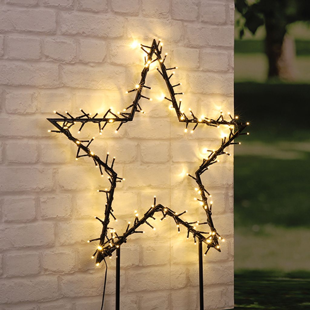 LED Gartenstecker Stern Produktbild 