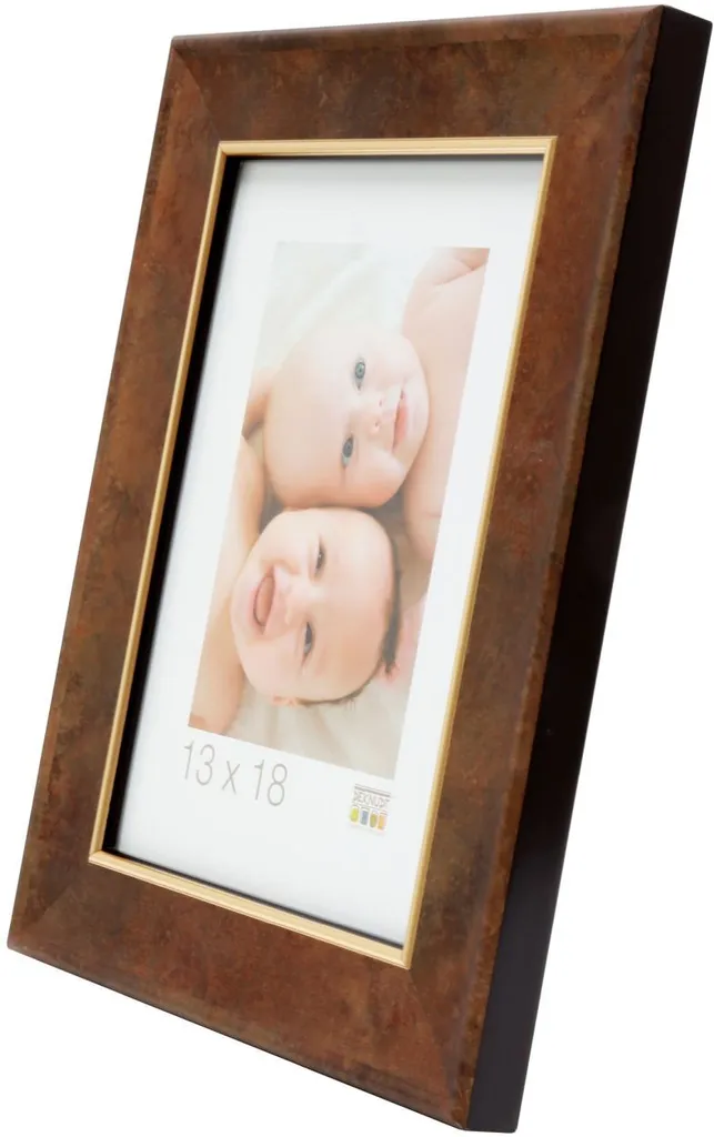 Cadre bois doré 13x18 cm S46EA3 avec protection verre traité antireflet - 3