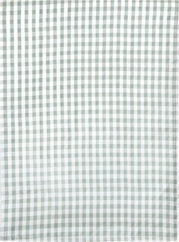 HOMLA Karierter pistazienfarbener ALAMBRA-Läufer 40x160 cm
