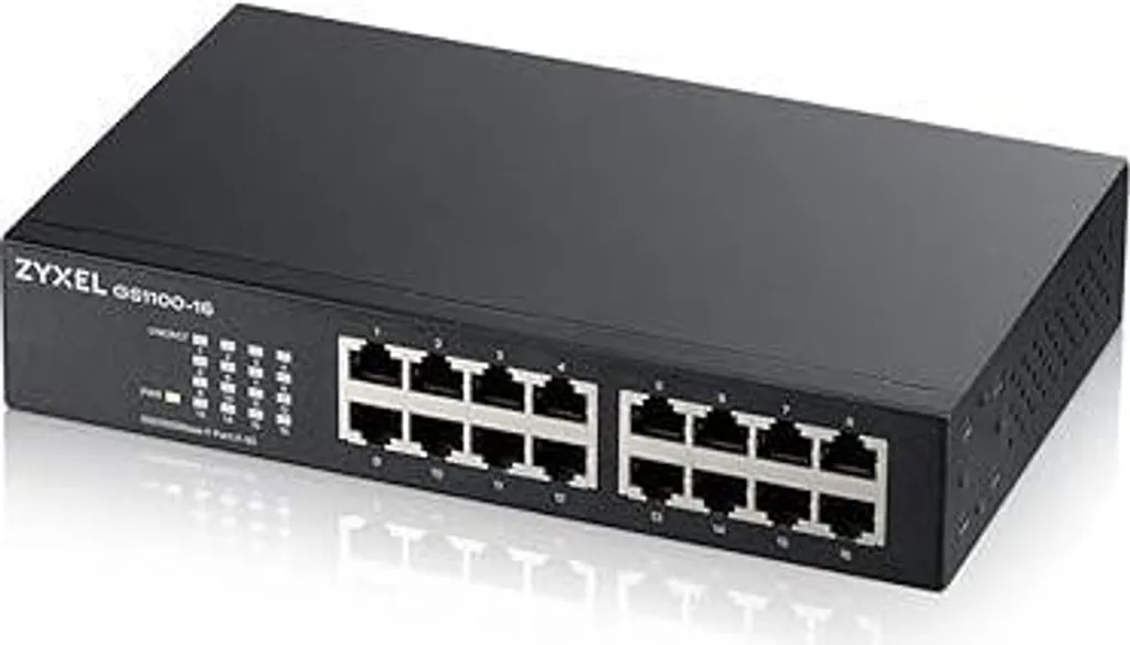 Switch Zyxel GS1100-16v3 16 porte Gigabit | Silenzioso e Robusto