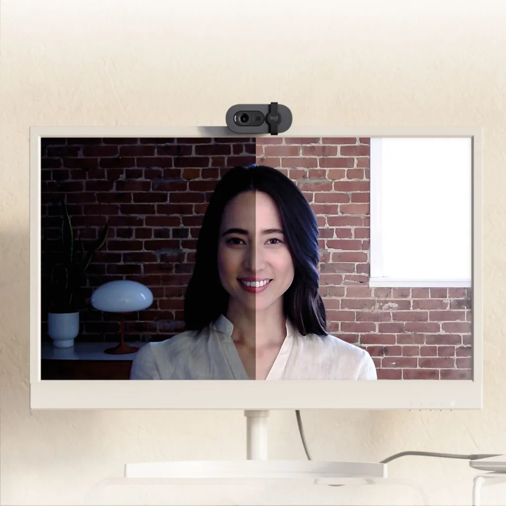Webcam HD Logitech BRIO 105 Graphite - Caméra de visioconférence USB-C - 10