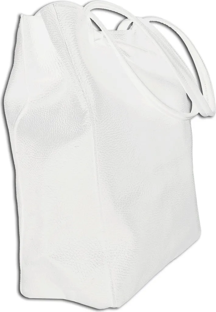 Sac à Main Blanc en Cuir Toscanto Shopper Modèle OTTM107SW Chic