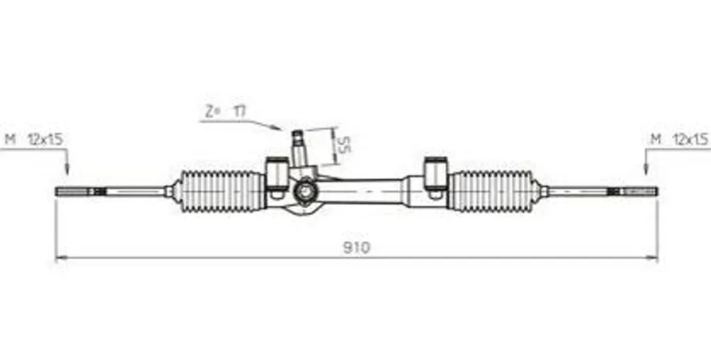Direction de Rechange FI4109 pour Réparation Fiat Cinquecento OE