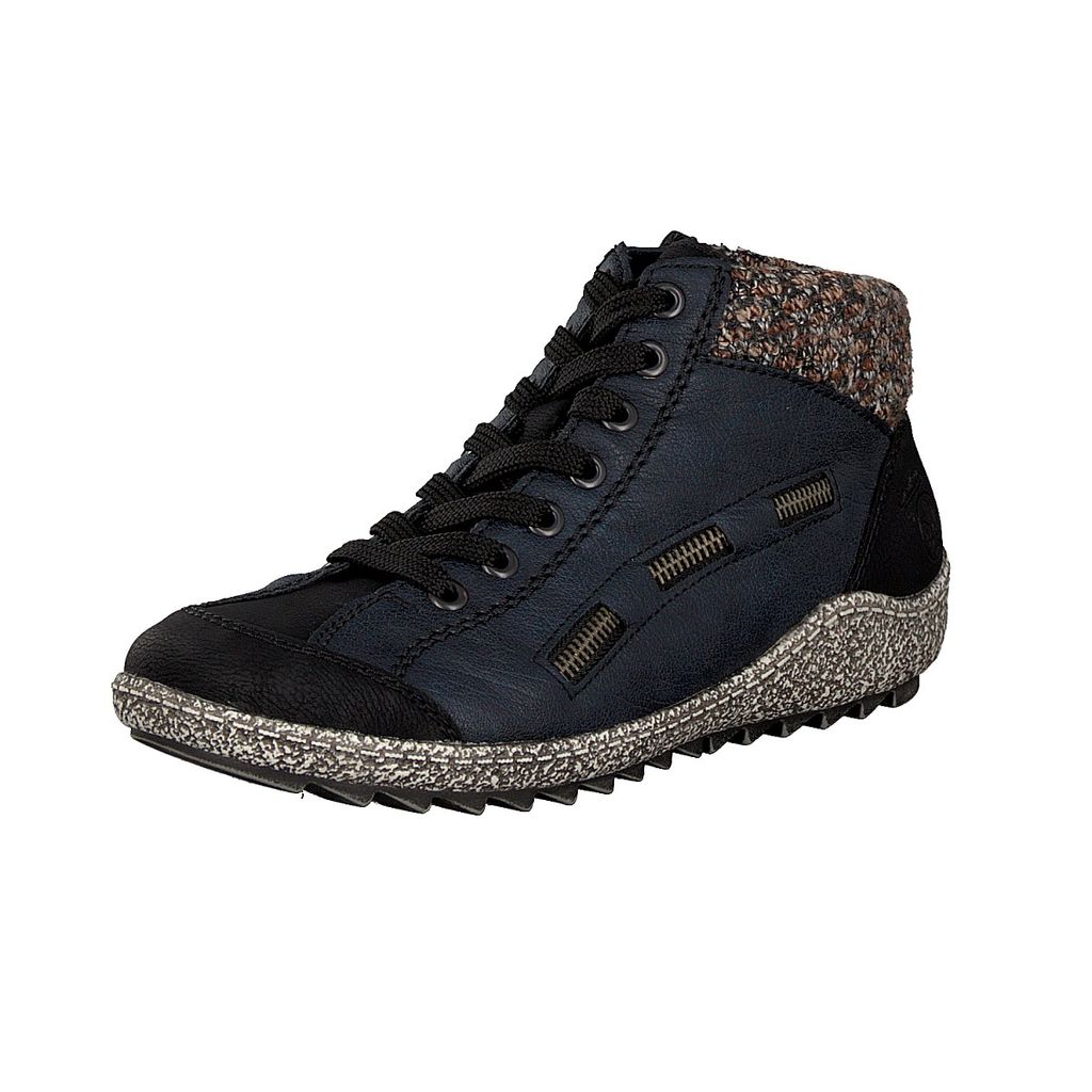Rieker Damen Schnürboot blau