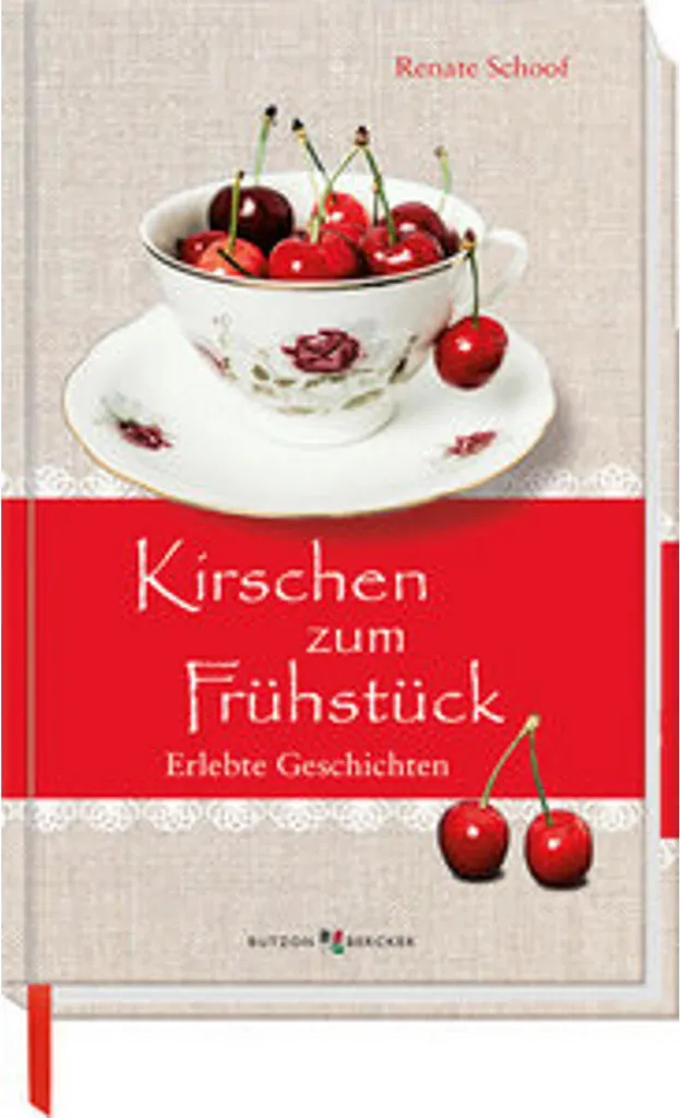 Tasse Kirschen zum Frühstück incassable en grès pour usage quotidien