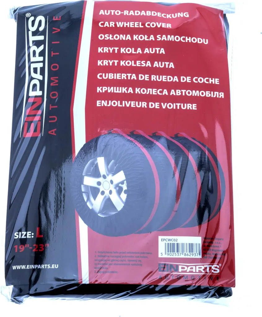 Housses de protection pour pneus hiver et été 1623 - Kit de 4 roues