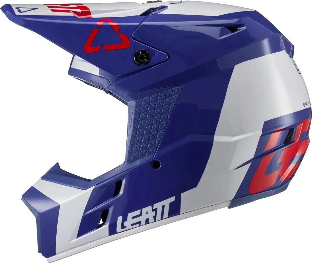 Casque GPX 3.5 Ultra Ventilé Bleu Blanc 61-62 cm Protection Tout-Terrain - 3