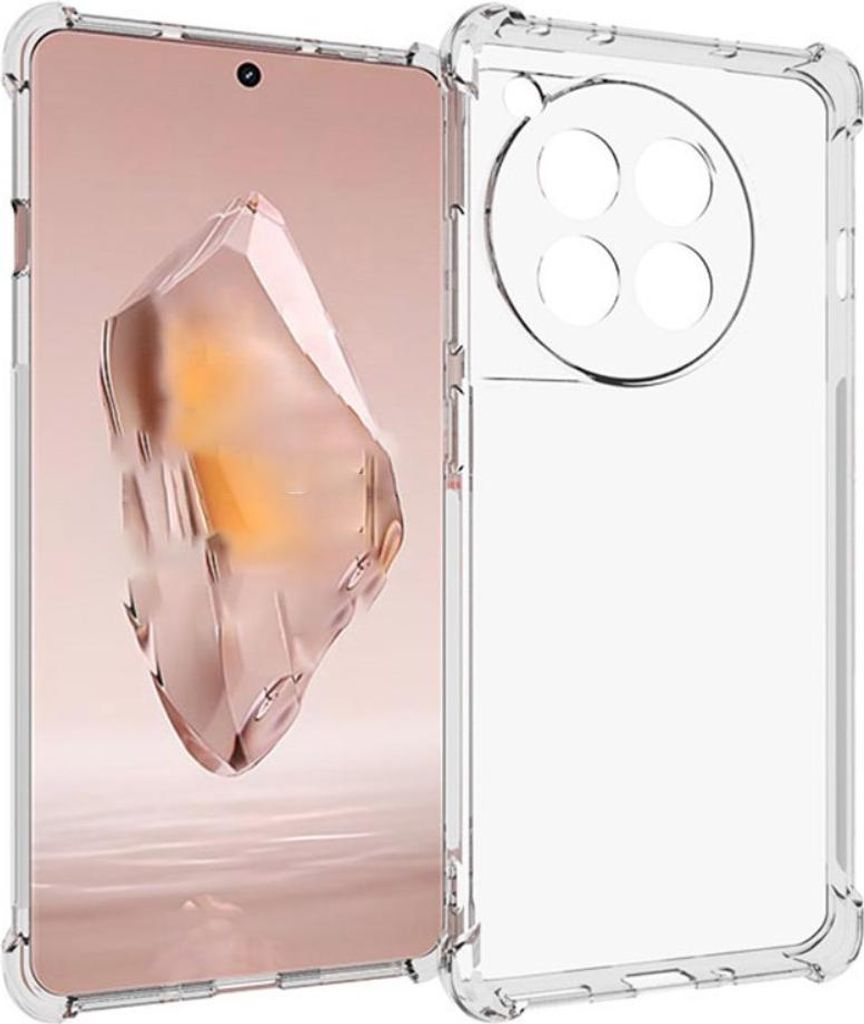 OnePlus 12R Hülle - Coverup TPU Back Cover mit AirBag Corners - Transparent