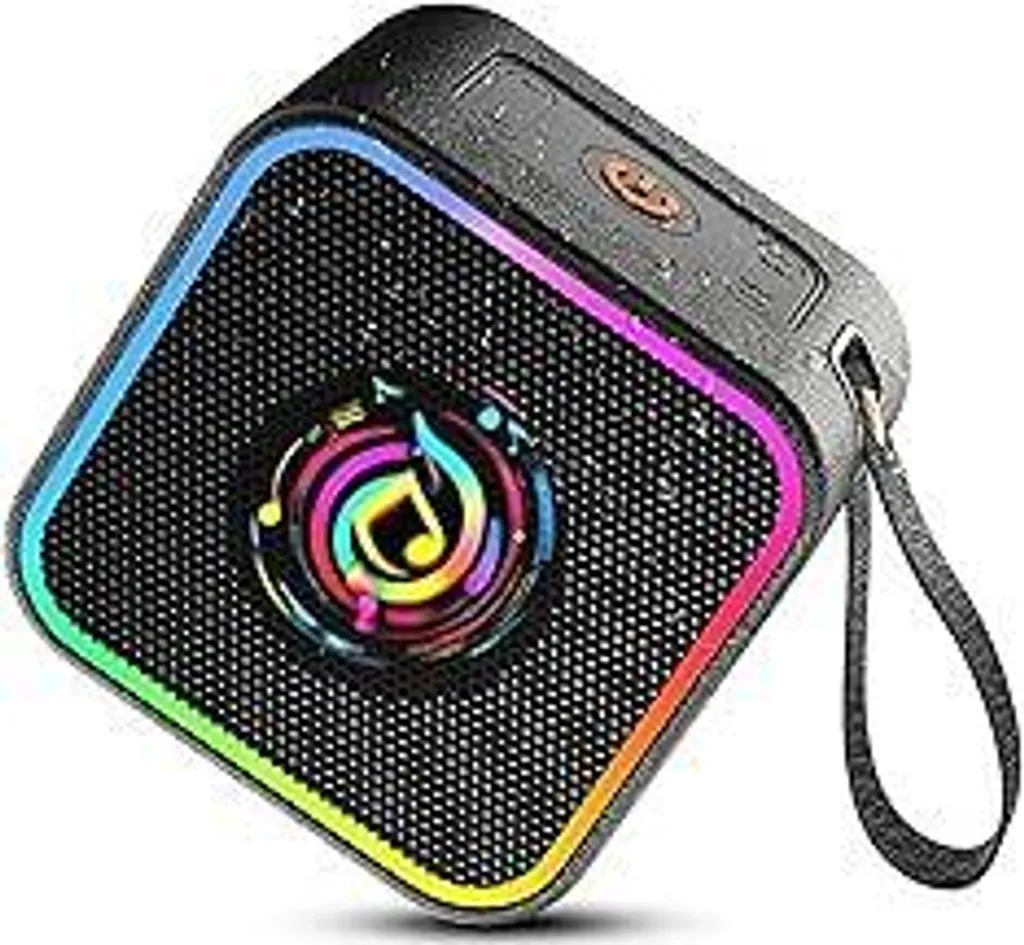 Cassa Bluetooth 5.3 Impermeabile IPX6: Audio Outdoor con Bassi e Luci