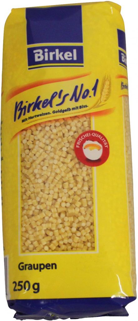 Birkel Teigwaren Nr. 1  Graupen 250g Produktbild 