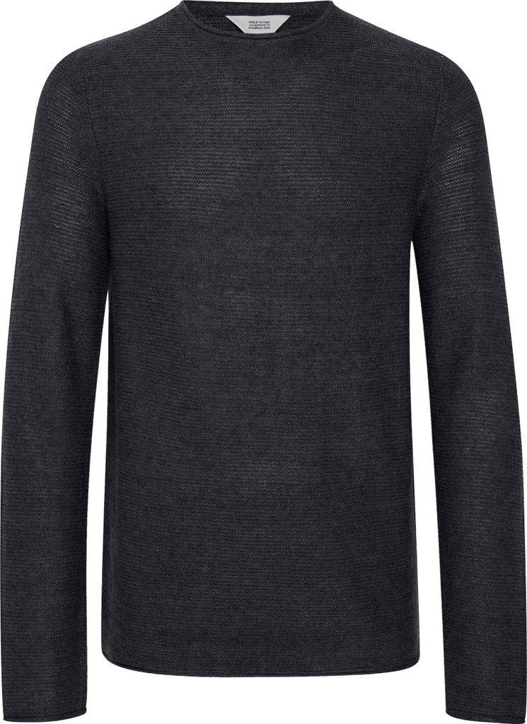 SOLID Pullover Herren Baumwolle Grau GR74592 - Größe: L