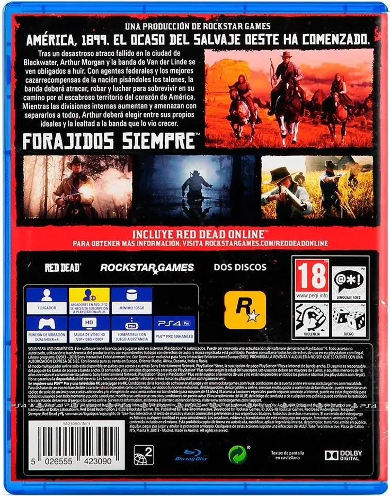 Console Sony PS4 Noire avec Jeu Red Dead Redemption 2 - Pack Immersion - 12