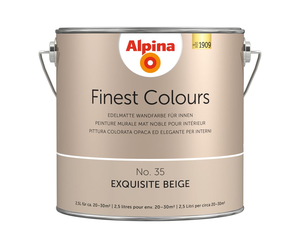 Alpina Finest Colours No. 35 Exquisite Beige 2,5 Liter