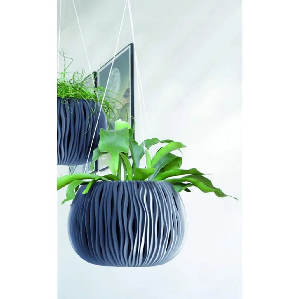 Pot de fleurs DSK370WS-S433 Bowl Sandy WS Prosperplast Anthracite 37cm - 2