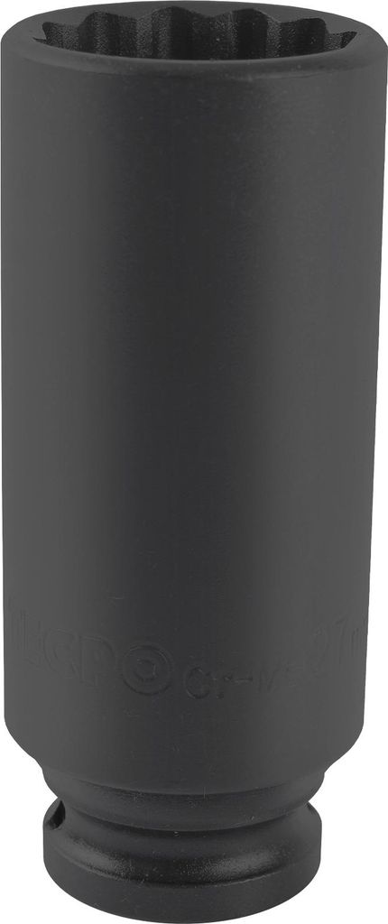 TECPO Vielzahn Kraft Steckschlüssel Nuss (12,5mm) 1/2" Zoll SW 27mm Schlagschrauber Stecknuss