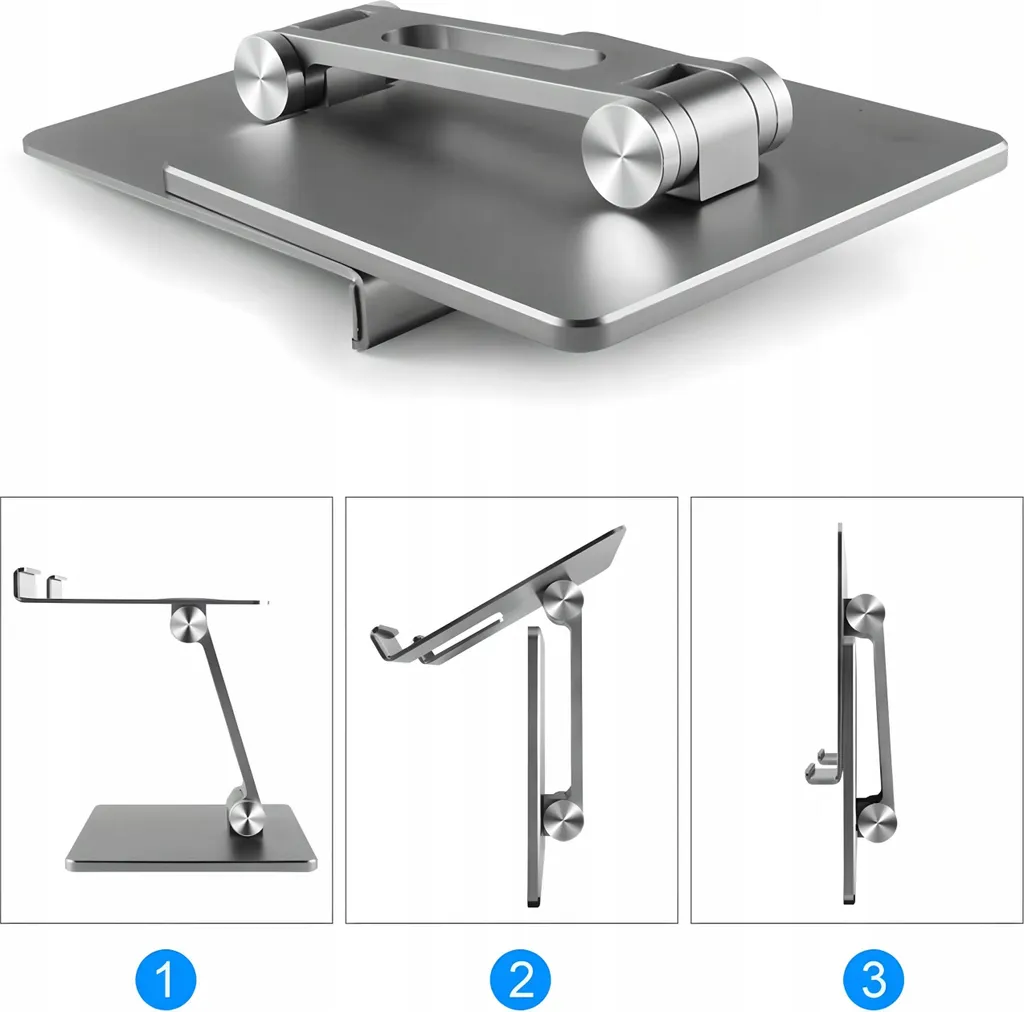 Support tablette tactile universel ajustable pour bureau en aluminium - 10