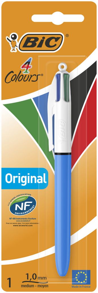 BIC 802077 Anklippbarer versenkbarer Stift Schwarz, Blau, Grn, Rot 1 Stck(e)
