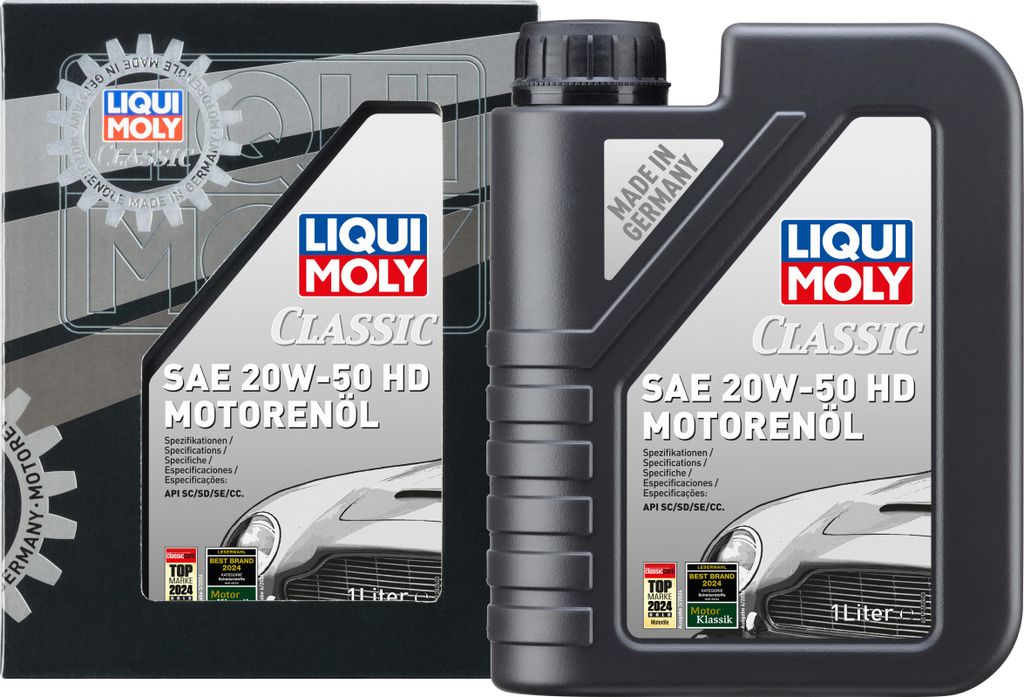 Liqui Moly 1128 Classic Motorenöl SAE 20W-50 HD 1 l Produktbild 
