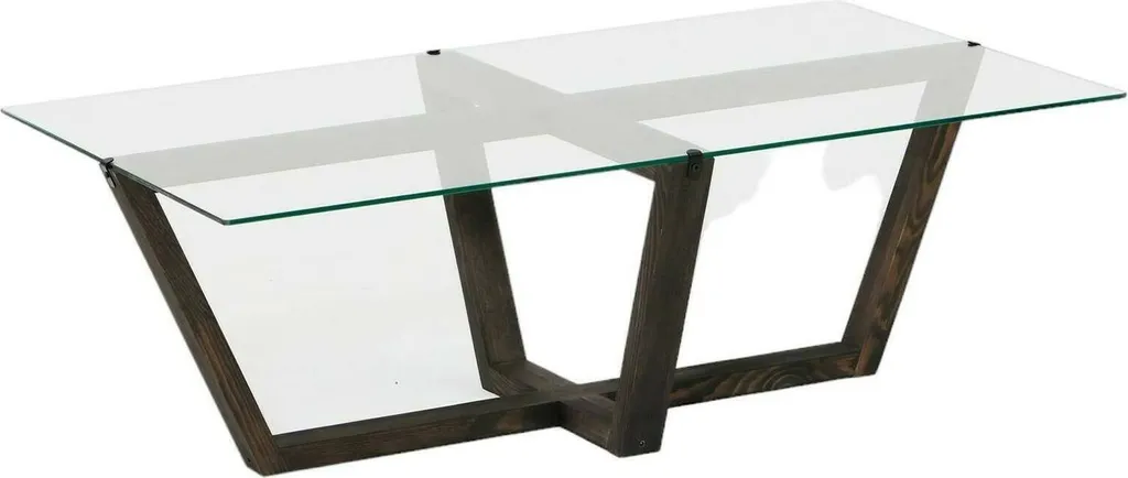 Table basse rectangulaire pour grand salon moderne noir anthracite 105 cm