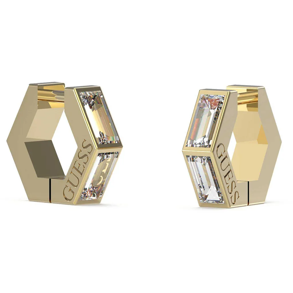 Orecchini Guess JUBE03133JWYGTU Donna | Gioielli in Acciaio Oro