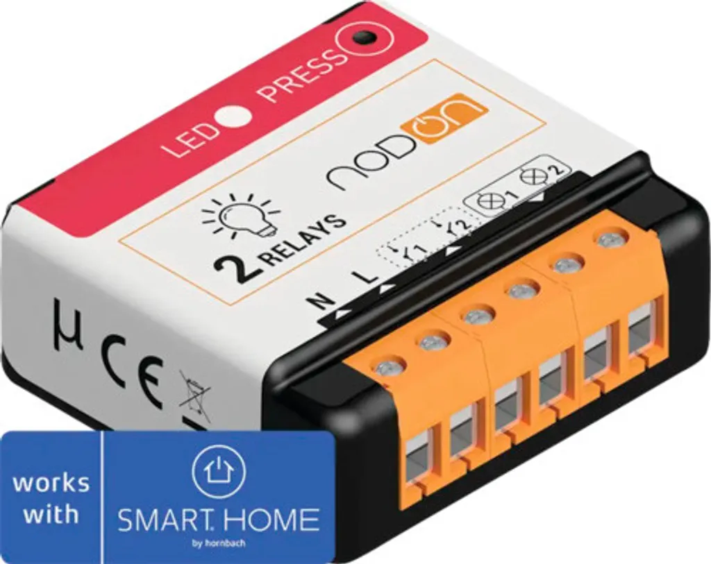 Module Zigbee étanche IPX2 blanc NodOn pour commande sans fil luminaire