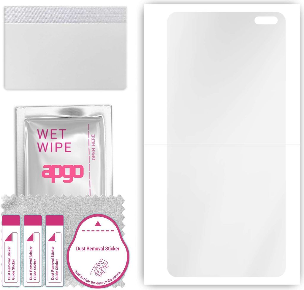 apgo Hydrogel Schutzfolie, Klar, kompatibel mit vivo V19 Neo, flexibele Displayschutzfolie, Folie mit Positionierhilfe, kratzfest, einfache Montage