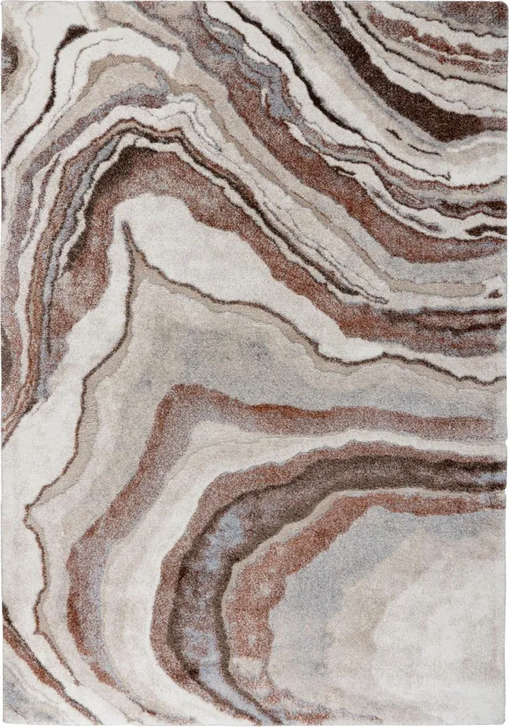 Tapis My Bologna 461 Terra 80x150 cm - Texture Douce et Couleur Chaude