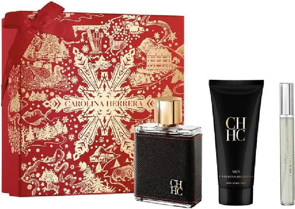Coffret parfum homme Carolina Herrera CH Men élégant et boisé 100ml