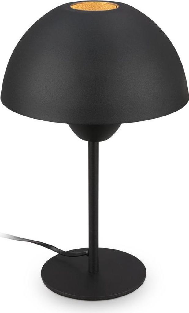 Nachttischlampe mit Kabelschalter, E14, max. 25W, Tischlampe, Lampe, Schreibtischlampe, Tischleuchte, Bürolampe, Leselampe Bett, 20x31cm(DxH), Sch...